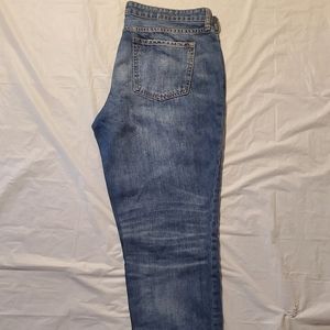 Women size 10 gap sexy boyfriend fit groupe cropped denim jeans